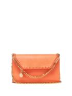 Stella Mccartney - Falabella Mini Faux Leather Cross-body Bag - Womens - Orange