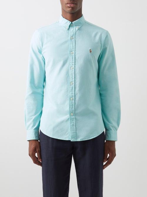 Polo Ralph Lauren - Slim-fit Cotton Oxford Shirt - Mens - Green