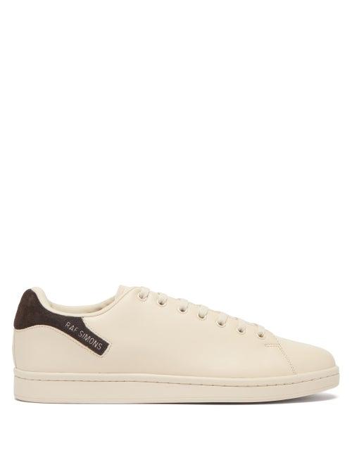 Raf Simons - Orion Faux-leather Trainers - Mens - Beige