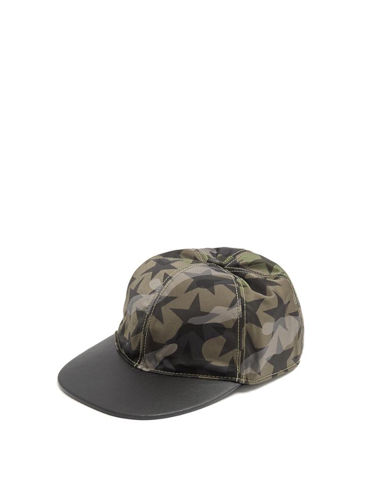 Valentino Camustars-print Cap