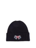 Fusalp - Coco Logo-embroidered Wool-blend Beanie Hat - Womens - Navy