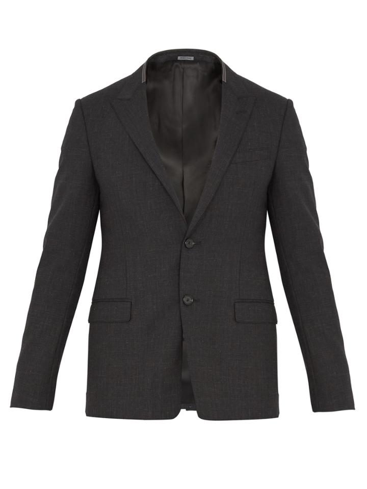 Lanvin Peak-lapel Wool-blend Blazer