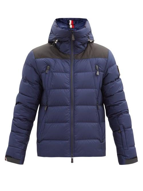 Matchesfashion.com Moncler Grenoble - Camurac Hooded Quilted-down Ski Jacket - Mens - Navy