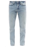 Mens Rtw Frame - L'homme Stonewashed Slim-leg Jeans - Mens - Blue