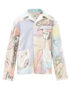 Bode - Duo Printed Cotton Terry-towelling Jacket - Womens - Multi