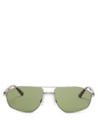 Matchesfashion.com Balenciaga - Aviator Metal Sunglasses - Mens - Grey