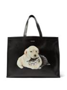 Balenciaga Animal-print Leather Tote Bag