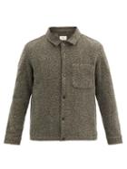 Matchesfashion.com Folk - Orb Patch-pocket Wool Jacket - Mens - Dark Grey