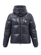 Moncler - Montbeliard Hooded Quilted Down Coat - Mens - Dark Navy