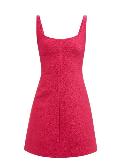 Ladies Rtw Emilia Wickstead - Talia Cloqu Mini Dress - Womens - Pink