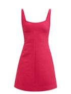 Ladies Rtw Emilia Wickstead - Talia Cloqu Mini Dress - Womens - Pink