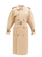 Matchesfashion.com Wardrobe. Nyc - Release 04 Cotton-drill Trench Coat - Womens - Beige