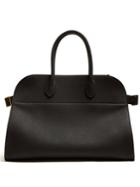 The Row Margaux Grained-leather Tote Bag