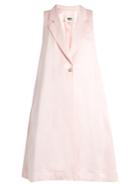 Mm6 By Maison Margiela Notch-lapel Linen-blend Canvas Gilet