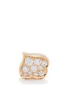 Sophie Bille Brahe - Neige Diamond And 18kt Gold Single Earring - Womens - Diamond