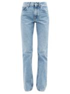 Ladies Rtw The Attico - High-rise Straight-leg Jeans - Womens - Denim