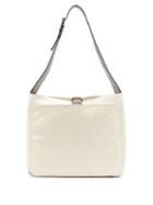 Matchesfashion.com Colville - Garden Canvas And Leather Shoulder Bag - Womens - White