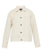 Matchesfashion.com Kuro - Pleated Front Denim Jacket - Mens - Cream