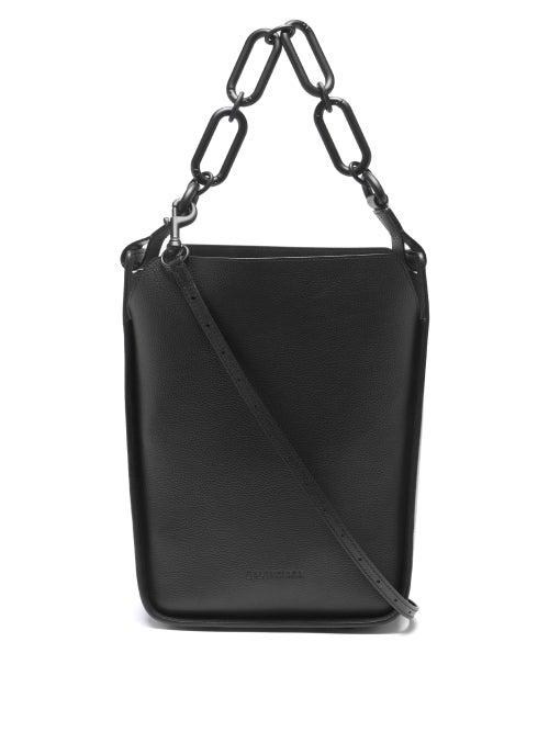 Balenciaga - Tool 2.0 Chain-handle Grained-leather Shoulder Bag - Womens - Black