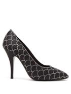 Matchesfashion.com Salvatore Ferragamo - Judy Crystal-embellished Satin Sandals - Womens - Black Silver