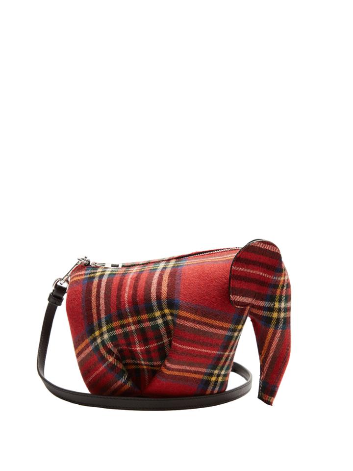 Loewe Elephant Mini Tartan Cross-body Bag