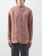 Smr Days - Tulum Bamboo-blend Broadcloth Shirt - Mens - Red