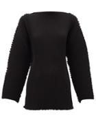 Matchesfashion.com Totme - Azores Pleated Top - Womens - Black