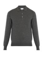 Brioni Long-sleeved Wool Polo Shirt