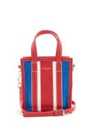 Matchesfashion.com Balenciaga - Bazar Shopper Xxs - Womens - Red Stripe