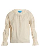 M.i.h Jeans Bubble Fil Coup Cotton-blend Top