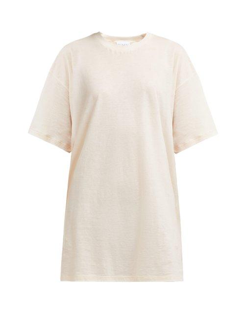 Matchesfashion.com Raey - C: Patti Loose Fit Cotton T Shirt - Womens - Nude