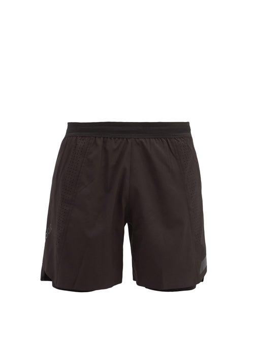 Matchesfashion.com Soar - Three Season 4.0 Two-layer Running Shorts - Mens - Black