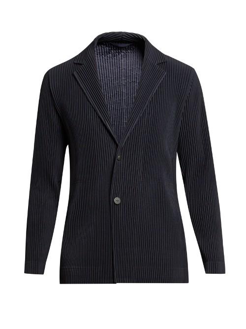 Homme Plisse Issey Miyake Two-button Pleated Blazer
