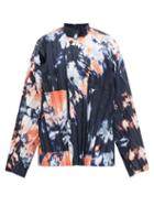 Matchesfashion.com Homme Pliss Issey Miyake - Tie-dye Print Technical-pleated Jacket - Mens - Navy