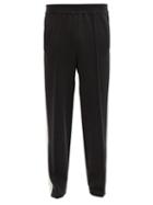 Matchesfashion.com Palm Angels - Side-stripe Cashmere-blend Track Pants - Mens - Black