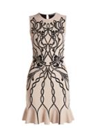 Alexander Mcqueen Art Nouveau-intarsia Sleeveless Dress