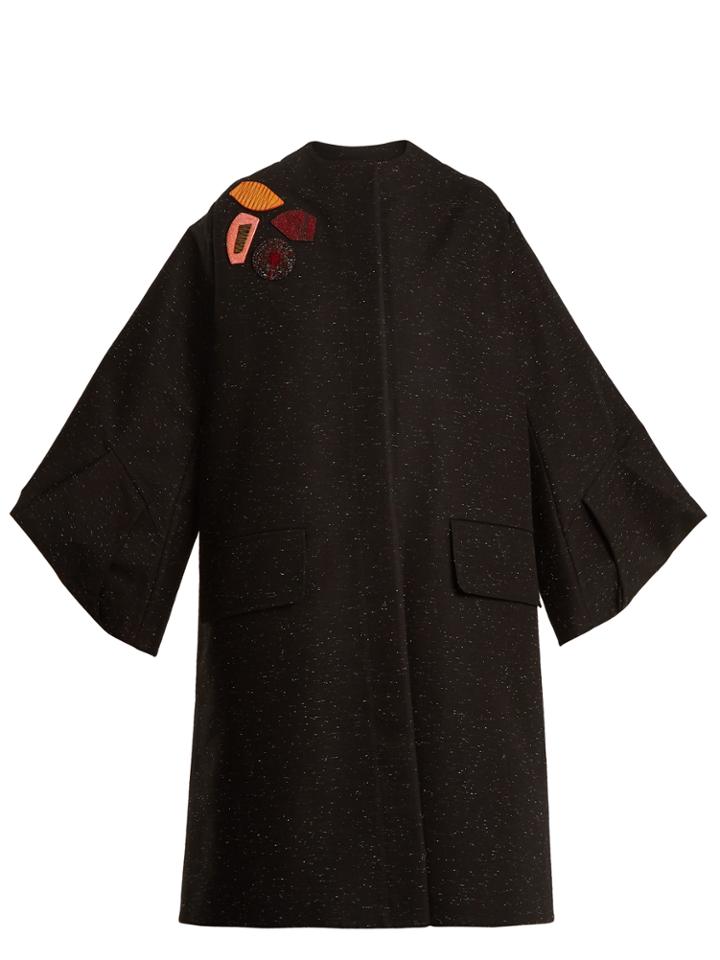 Roksanda Rimini Origami-sleeved Embellished Coat