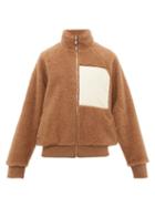 Matchesfashion.com Jil Sander - Chest Patch Reversible Shearling Jacket - Mens - Brown