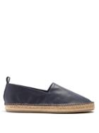 Brunello Cucinelli Contrast-stitch Leather Espadrilles