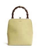 Jil Sander - Bamboo-handle Leather Handbag - Womens - Light Green