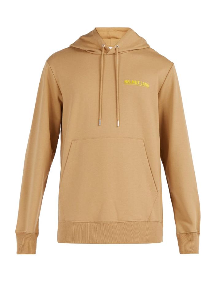 Helmut Lang Corner Dart Logo-print Hooded Sweatshirt