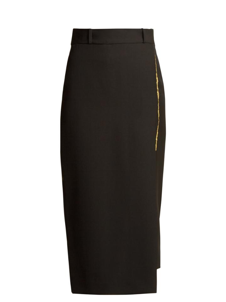 Haider Ackermann Calder Wool Pencil Skirt