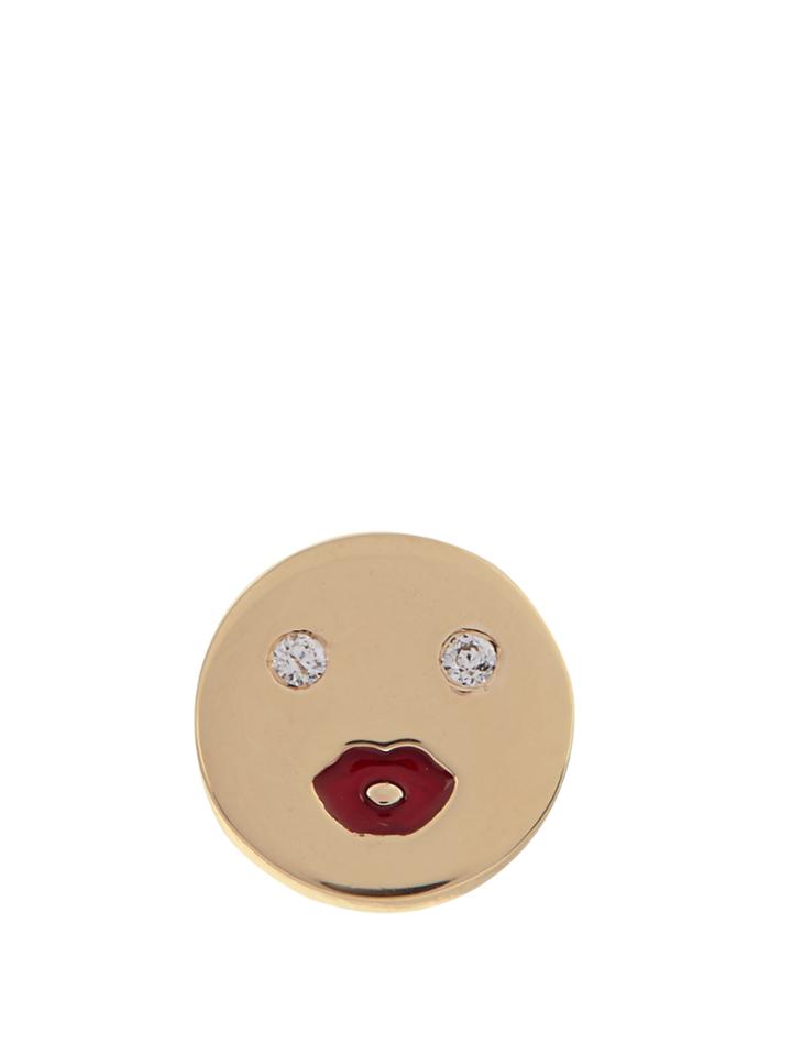 Alison Lou Diamond & Yellow-gold Mwa Earring