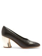 Proenza Schouler Curved-heel Leather Pumps