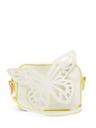 Matchesfashion.com Sophia Webster - Flossy Butterfly Leather Cross Body Bag - Womens - White