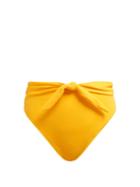 Matchesfashion.com Mara Hoffman - Goldie High Waisted Bikini Briefs - Womens - Yellow