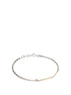 Matchesfashion.com Title Of Work - 18k Gold And Sterling Silver Chain Link Bracelet - Mens - Silver