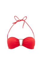 Matchesfashion.com Melissa Odabash - Barcelona Bandeau Bikini Top - Womens - Red