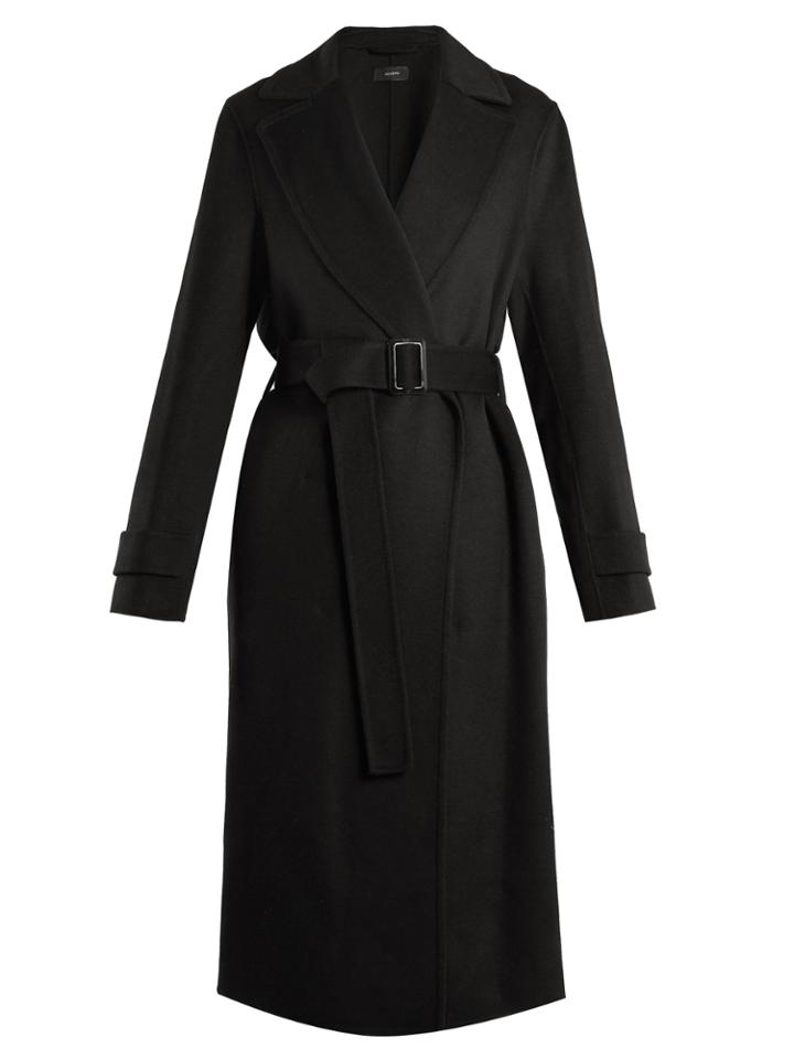 Joseph Dale Peak-lapel Cashmere-blend Trench Coat