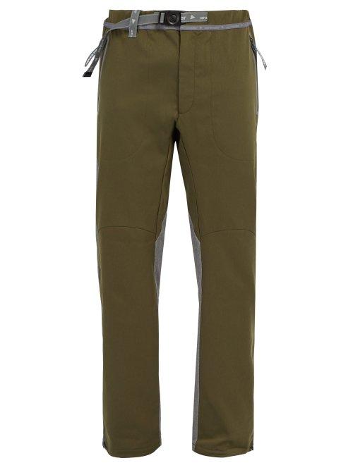 Matchesfashion.com And Wander - Air Hold Panelled Technical Trousers - Mens - Khaki